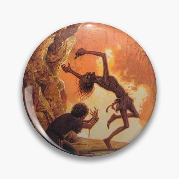 Item preview, Illustration from The Lord of the Rings: Froda pushes Gollum - Tolkien Fantasy - Wall Art designed and sold by Alba Forjanívea.