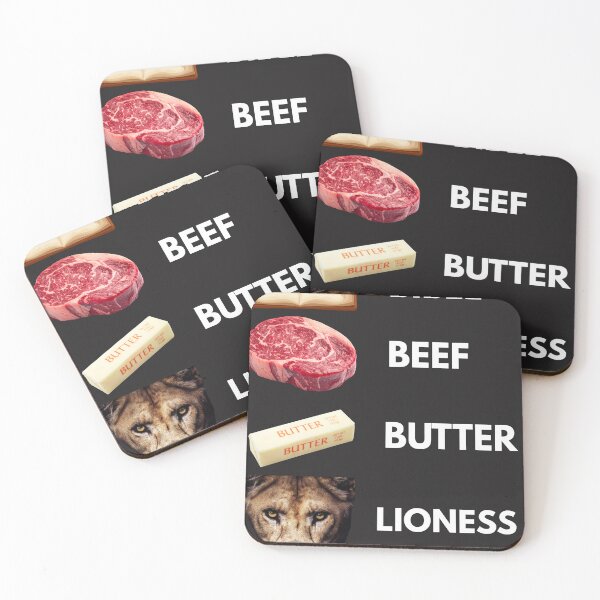Item preview, BIBLE,STEAK,BUTTER,LIONESS designed and sold by CarnivoreGifts.