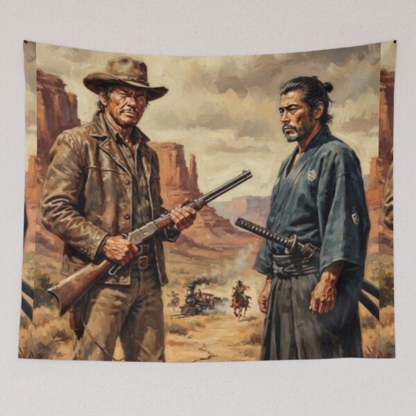 Item preview, Red Sun Western Fine Art Tribute designed and sold by Art's Diner.