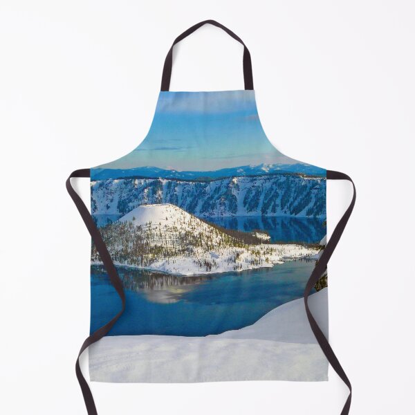Item preview, Wizard Island, Crater Lake National Park, Oregon early morning sunrise fine art color photograph designed and sold by Jéanpaul Ferro.