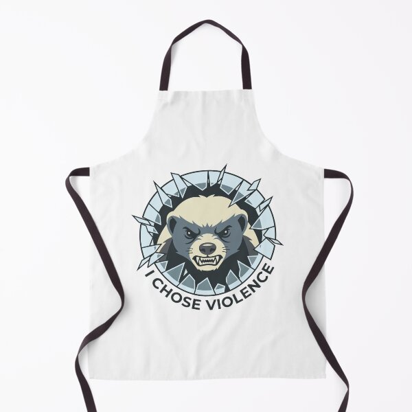 Item preview, I Chose Violence Minimalist Honey Badger designed and sold by Arc2020.