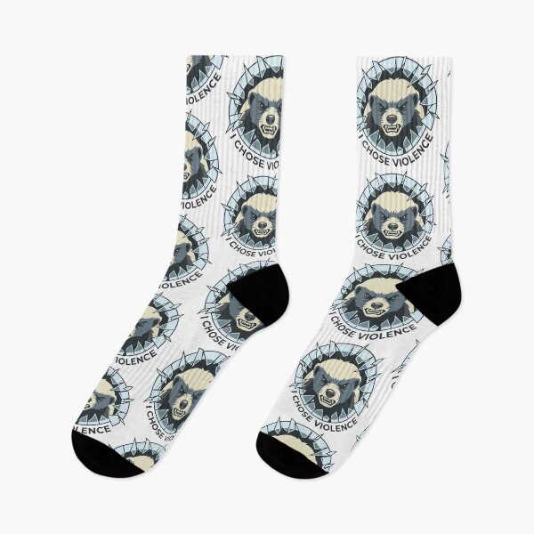 Item preview, I Chose Violence Minimalist Honey Badger designed and sold by Arc2020.