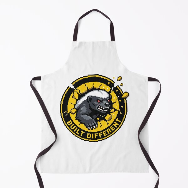 Item preview, Built Different Retro Pixel Art Honey Badger designed and sold by Arc2020.