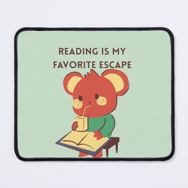Item preview, Reading is my favorite escape designed and sold by creativityisfun.