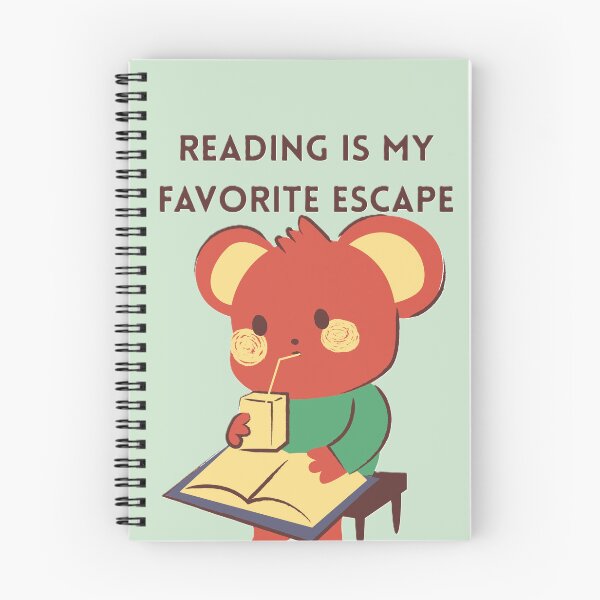 Item preview, Reading is my favorite escape designed and sold by creativityisfun.