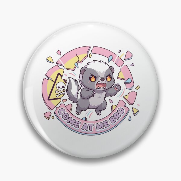 Item preview, Come At Me Bro Kawaii Honey Badger Cute designed and sold by Arc2020.