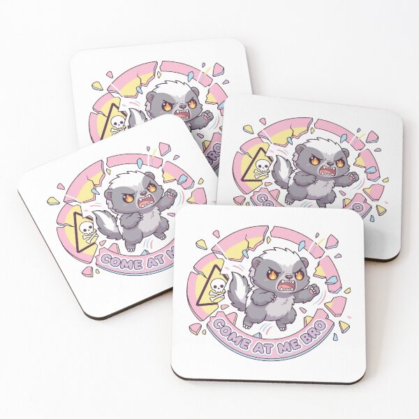 Item preview, Come At Me Bro Kawaii Honey Badger Cute designed and sold by Arc2020.