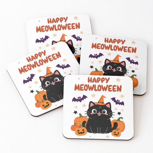 Item preview, Happy Meowloween Cute Cat  T-shirt. designed and sold by Nuttajak.