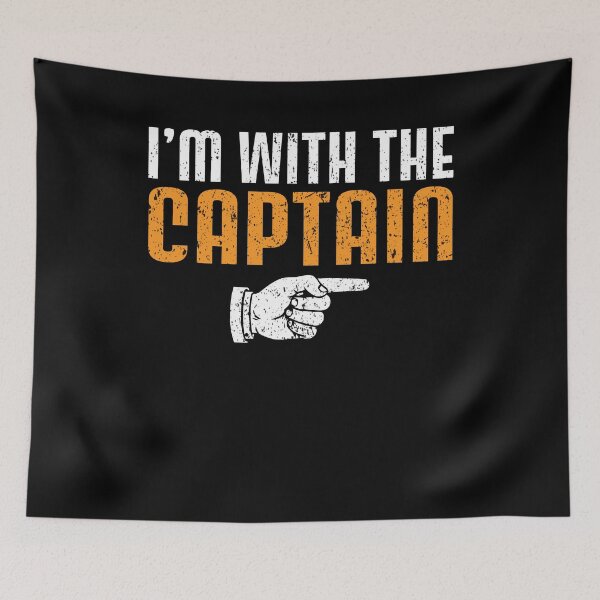 Item preview, I'm With The CAPTAIN Matching Couple Halloween designed and sold by mdmahabubur.