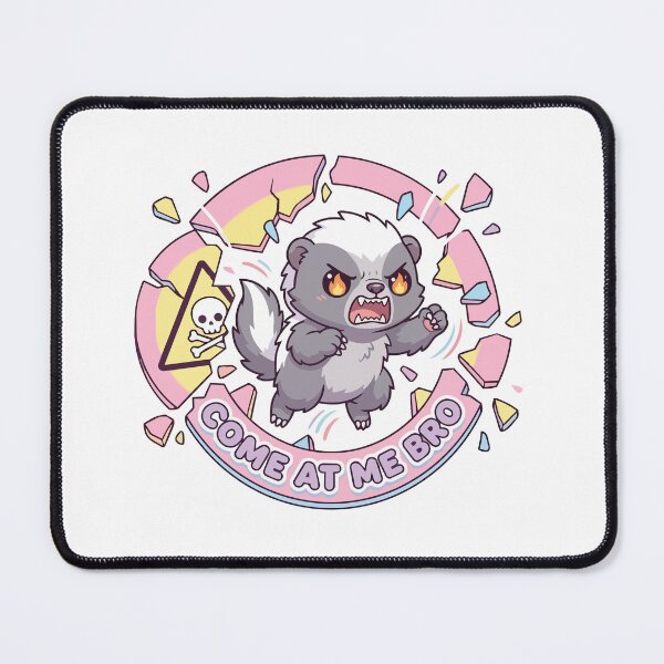 Item preview, Come At Me Bro Kawaii Honey Badger Cute designed and sold by Arc2020.