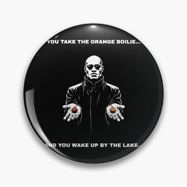 Item preview, You Take The Orange Boilie - Funny Sci-Fi Fishing designed and sold by GeekAnglerStore.