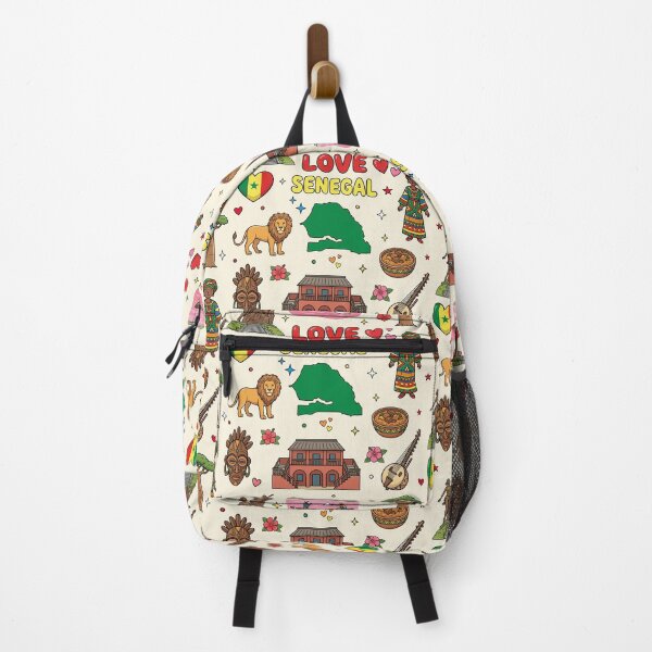 Item preview, Love Senegal Aesthetic Culture Doodles & Iconic Landmarks designed and sold by mashmosh.