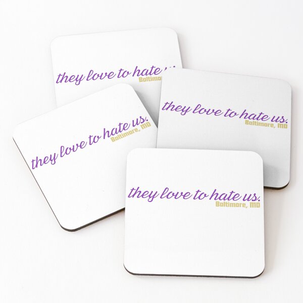 Item preview, Baltimore, MD - They Love to Hate Us - Ravens designed and sold by SportyFemmeShop.
