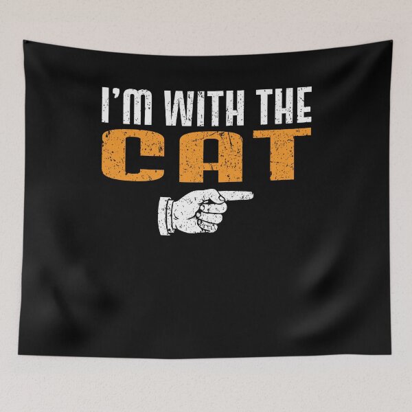 Item preview, I'm With The CAT Matching Couple Halloween designed and sold by mdmahabubur.