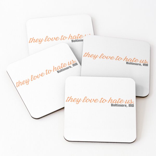 Item preview, Baltimore, MD - They Love to Hate Us - Orioles designed and sold by SportyFemmeShop.
