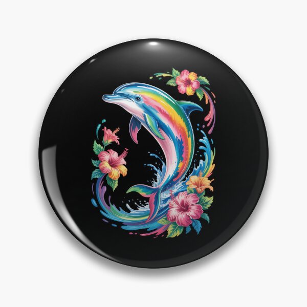 Item preview, Rainbow Tropical Dolphin designed and sold by jkrphoto.