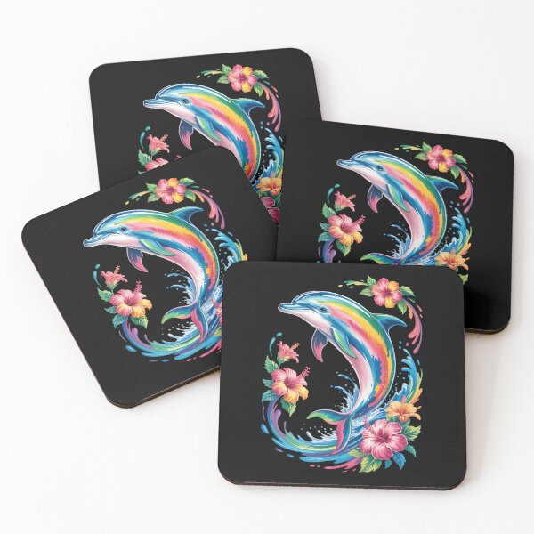 Item preview, Rainbow Tropical Dolphin designed and sold by jkrphoto.