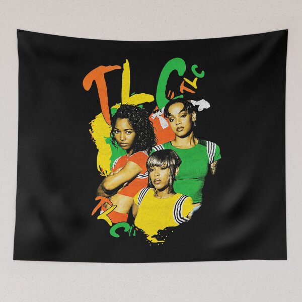 Item preview, TLC Retro, 90s R&B Girl Group designed and sold by HoneyMonday.