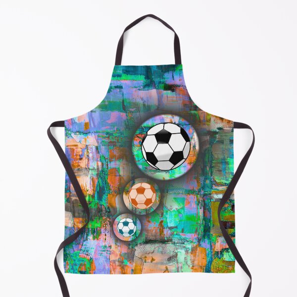 Item preview, Abstract Soccer Ball Art – Colorful Modern Sports Artwork designed and sold by PetruArtDesigns.