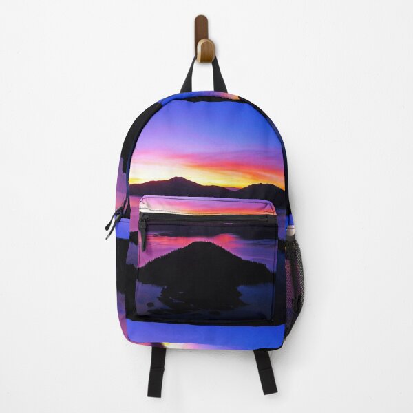Item preview, Sunrise over Crater Lake, Wizard Island, Oregon fine art color photograph print designed and sold by Jéanpaul Ferro.