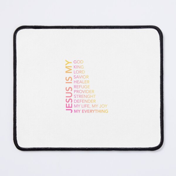 Item preview, Jesus is my everything in pink designed and sold by Oddly Good Studio.