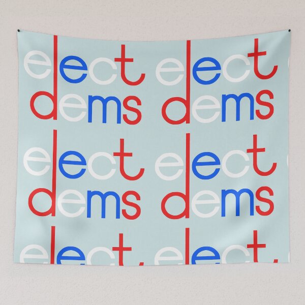 Item preview, Elect Democrats—Red, White & Blue designed and sold by Phil Marden.