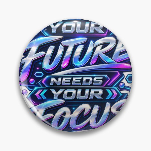 Item preview, Your Future Needs Your Focus, Motivation sticker  designed and sold by blossomfun.