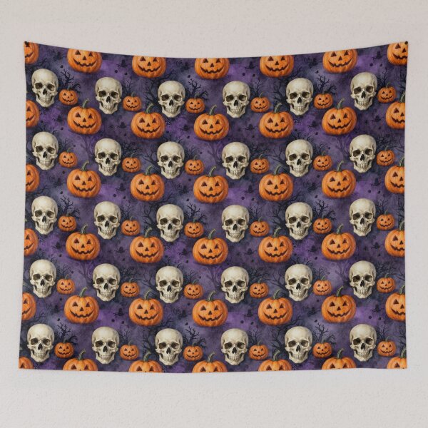 Item preview, Spooky Halloween Pattern designed and sold by Korral.
