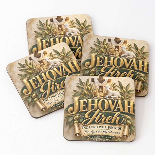 Item preview, Jehovah Jireh — The Lord Will Provide | Luxury Christian Wall Art designed and sold by KINGDOM GOLD STUDIO.