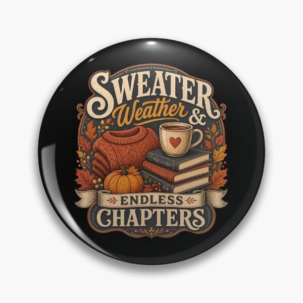 Item preview, Sweater Weather – Cozy Fall Reading Sticker for Book Lovers designed and sold by Uglyandcute.