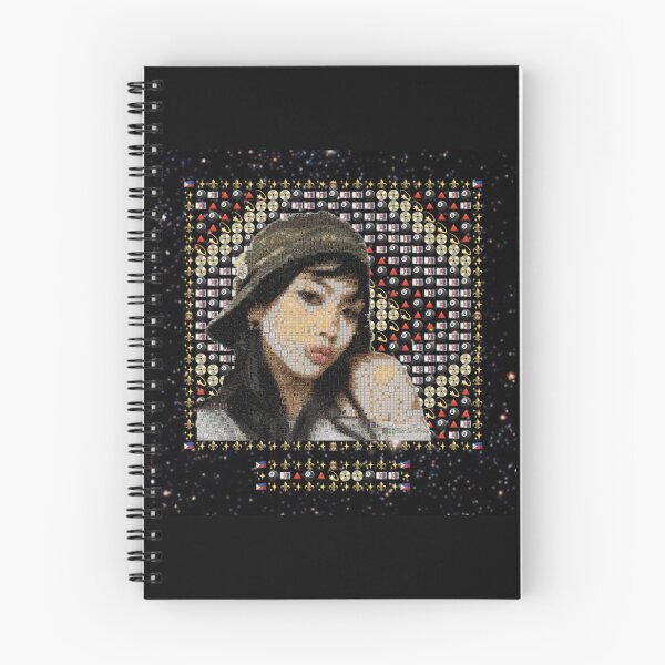 Item preview, Beabadoobee Emojified Portrait – Filipino Artist Emoji Mosaic Pop Art designed and sold by Emoji Emblems.