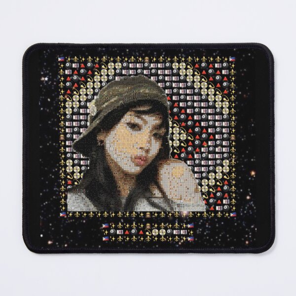 Item preview, Beabadoobee Emojified Portrait – Filipino Artist Emoji Mosaic Pop Art designed and sold by Emoji Emblems.