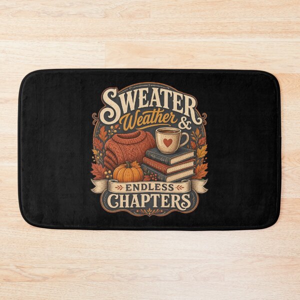 Item preview, Sweater Weather – Cozy Fall Reading Sticker for Book Lovers designed and sold by Uglyandcute.