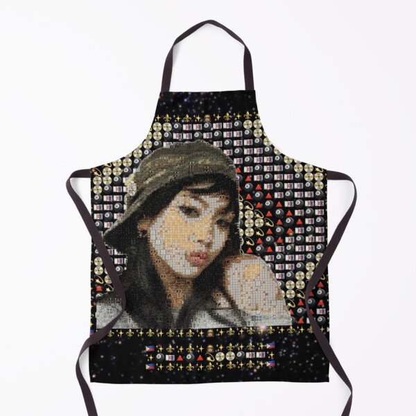 Item preview, Beabadoobee Emojified Portrait – Filipino Artist Emoji Mosaic Pop Art designed and sold by Emoji Emblems.