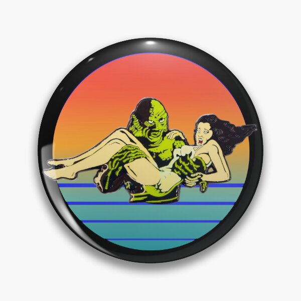 Item preview, Creature From Back Lagoon - Retro Love designed and sold by calypso-designs.