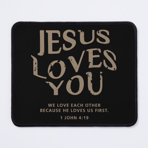 Item preview, Christian Jesus Loves You Religious Faith Inspirational Graphic God Design designed and sold by AhmedZouita.