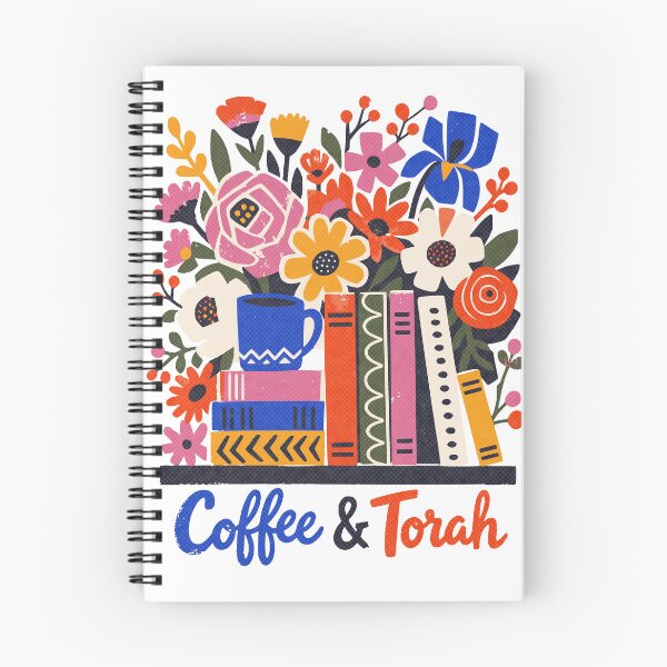 Item preview, Coffee & Torah - Jewish Books Color Blocks  designed and sold by Amber Dove Studio.