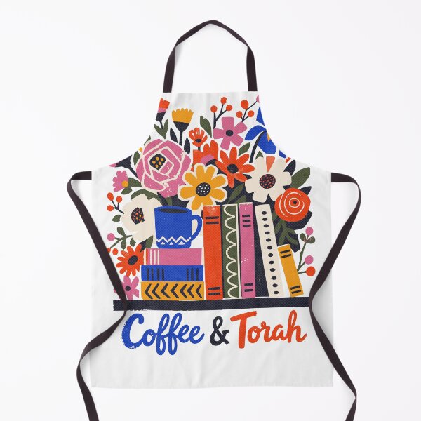 Item preview, Coffee & Torah - Jewish Books Color Blocks designed and sold by Amber Dove Studio.
