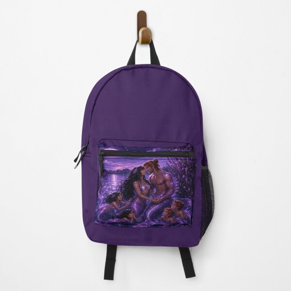 Item preview, Mer-family Sitting by the Magical Lake designed and sold by Aquamarineelle.