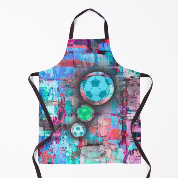 Item preview, Abstract Soccer Ball Art – Colorful Modern Sports Artwork designed and sold by PetruArtDesigns.