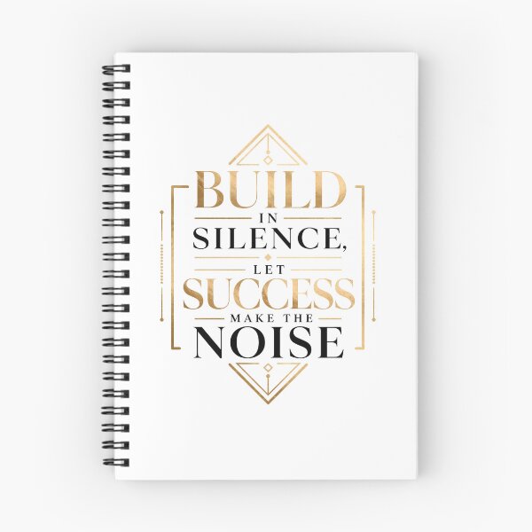 Item preview, Build In Silence Let Success Make The Noise designed and sold by BobbyTee Merch.
