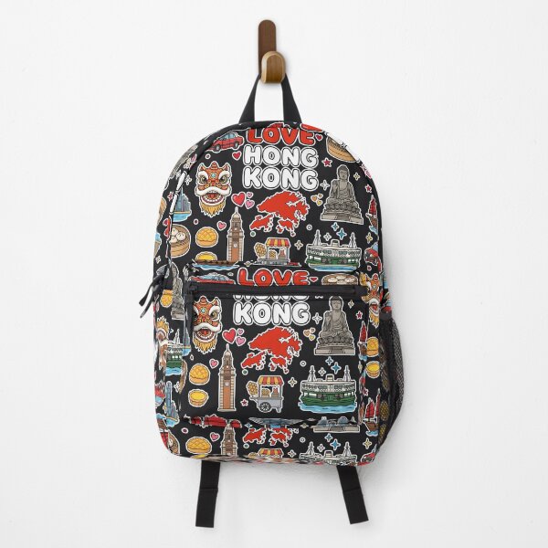 Item preview, Love Hong Kong Aesthetic Dark Culture Doodles & Iconic Landmarks designed and sold by mashmosh.