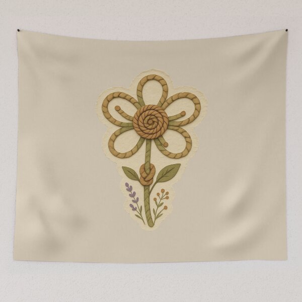 Item preview, Rope Flower  designed and sold by ITCHAWAWAA.