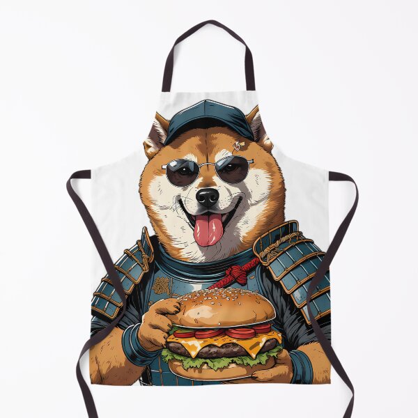 Item preview, Shiba Inu Samurai Burger designed and sold by Structure-Blue.