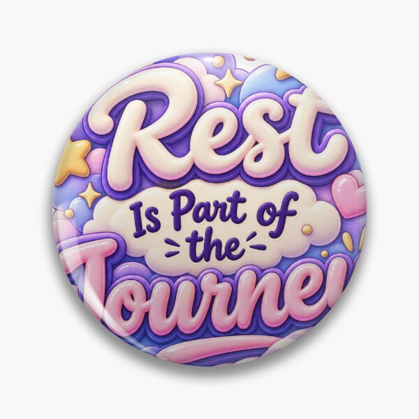 Item preview, Rest Is Part of the Journey | motivation sticker designed and sold by blossomfun.