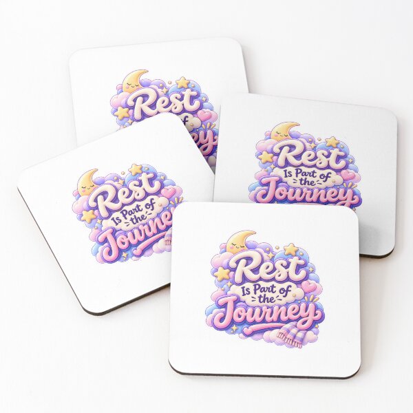 Item preview, Rest Is Part of the Journey | motivation sticker designed and sold by blossomfun.