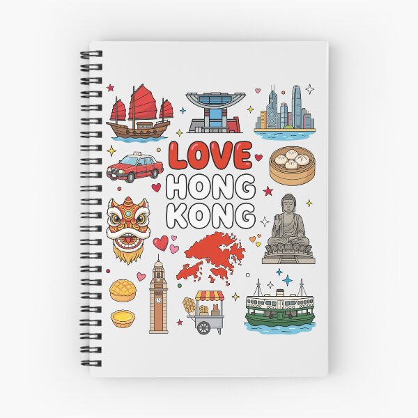 Item preview, Love Hong Kong Cultural Icons, Victoria Harbour & Red Taxi Art designed and sold by mashmosh.