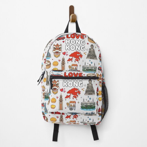 Item preview, Love Hong Kong Cultural Icons, Victoria Harbour & Red Taxi Art designed and sold by mashmosh.