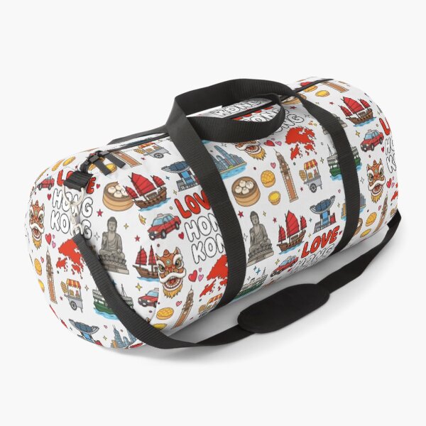 Item preview, Love Hong Kong Cultural Icons, Victoria Harbour & Red Taxi Art designed and sold by mashmosh.