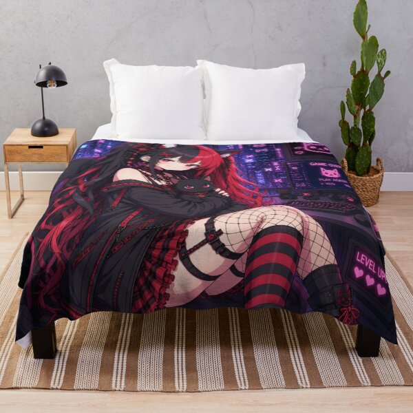 Item preview, Cyberpunk Neko Gamer Girl – Revyra Neon Anime designed and sold by Revyra Design .